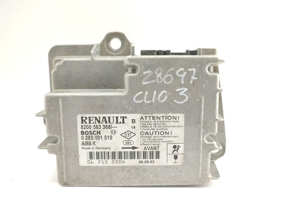 RENAULT Clio 2 generation (1998-2013) Блок SRS 8200563368 18885932