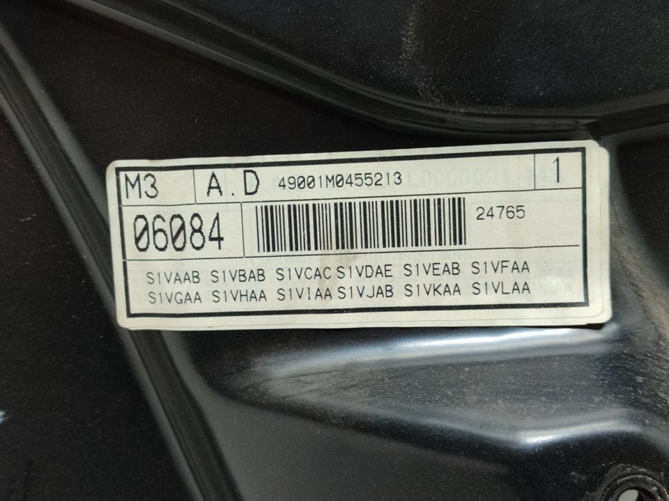 SEAT Toledo 2 generation (1999-2006) Front Right Door Window Regulator 1M0837756 25036570