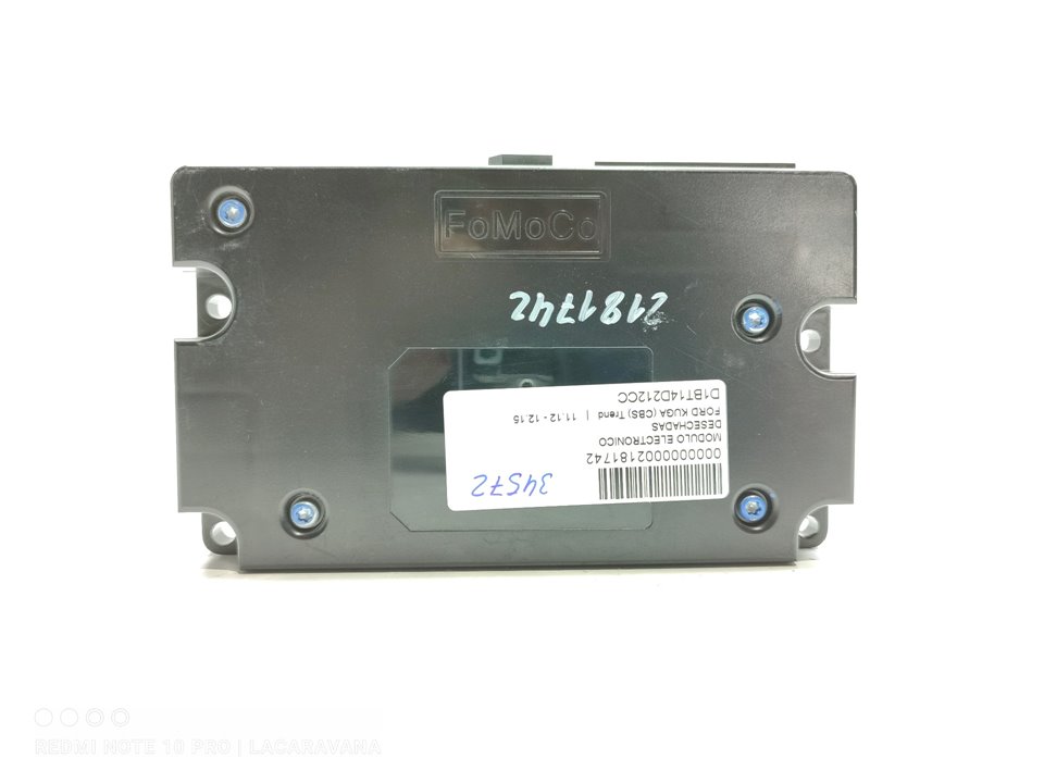 FORD Kuga 2 generation (2013-2020) Muut ohjausyksiköt D1BT14D212CC 26587562