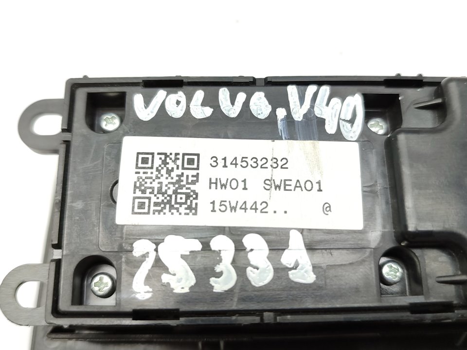 VOLVO V40 2 generation (2012-2020) Front Left Door Window Switch 31453232 18853464