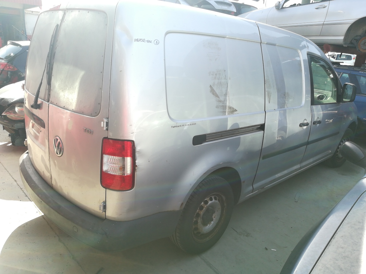 VOLKSWAGEN Caddy 3 generation (2004-2015) Priekinių kairių durų stiklo pakelėjas 1T0837755L 25019403