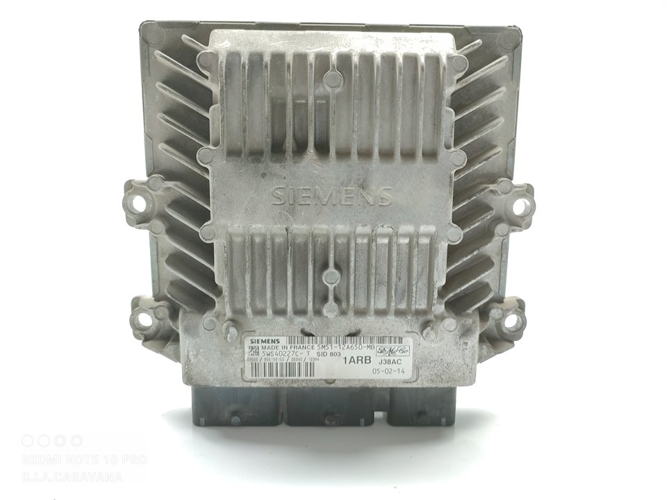 FORD Focus 2 generation (2004-2011) Блок управления двигателем 5M5112A650MB 25019010
