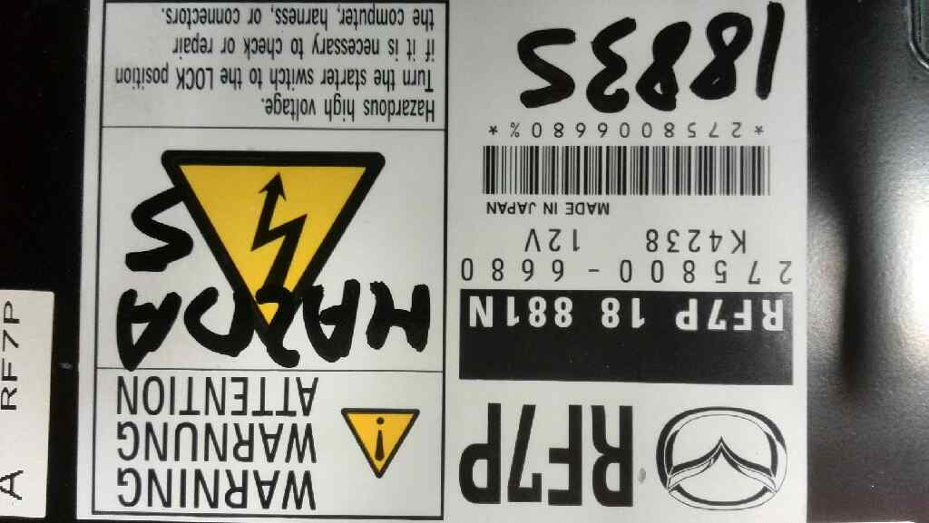 MAZDA 5 1 generation (2005-2010) Unitate de control motor RF7P18881N 18813485