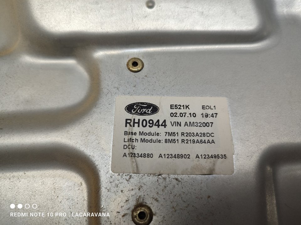 FORD Kuga 2 generation (2013-2020) Стеклоподъемник передней правой двери 7M51R045H16A 25021166