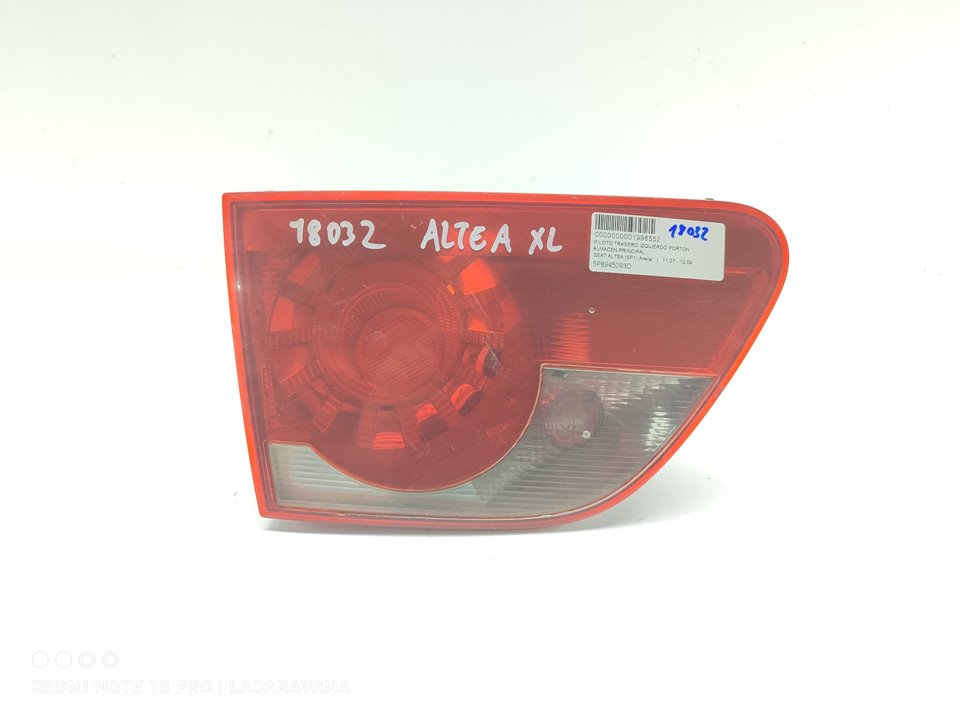 SEAT Toledo 3 generation (2004-2010) Galinis kairys žibintas 5P8945093D 22936656