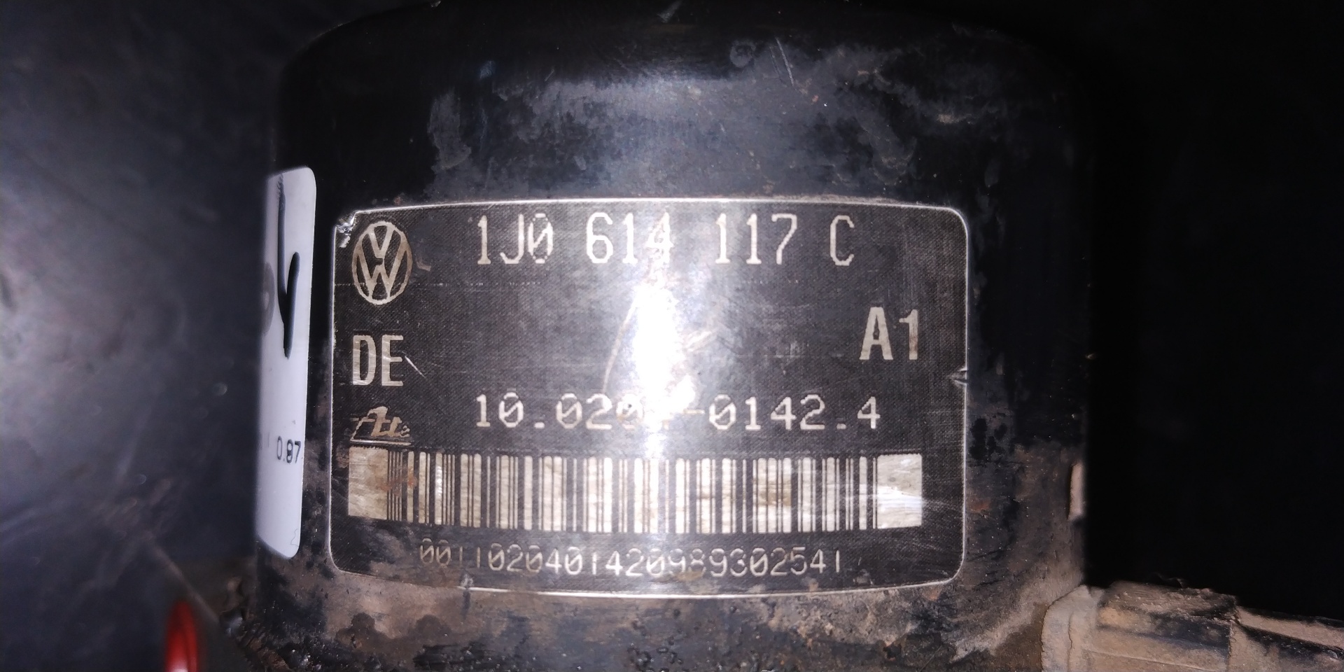 VOLKSWAGEN Bora 1 generation (1998-2005) ABS blokas 1J0614117C 18907742