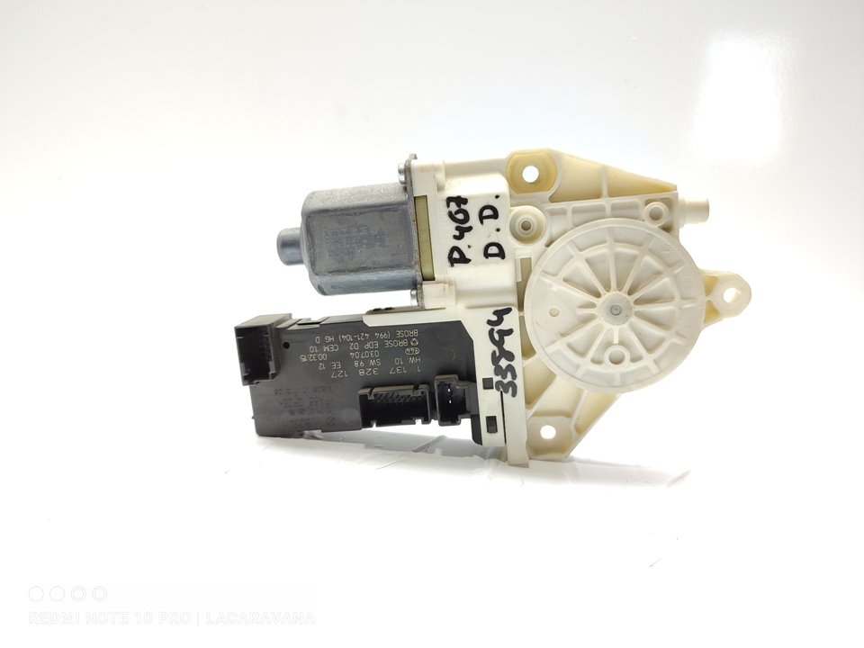 VAUXHALL 407 1 generation (2004-2010) Front Right Door Window Control Motor 1137328127 25024895