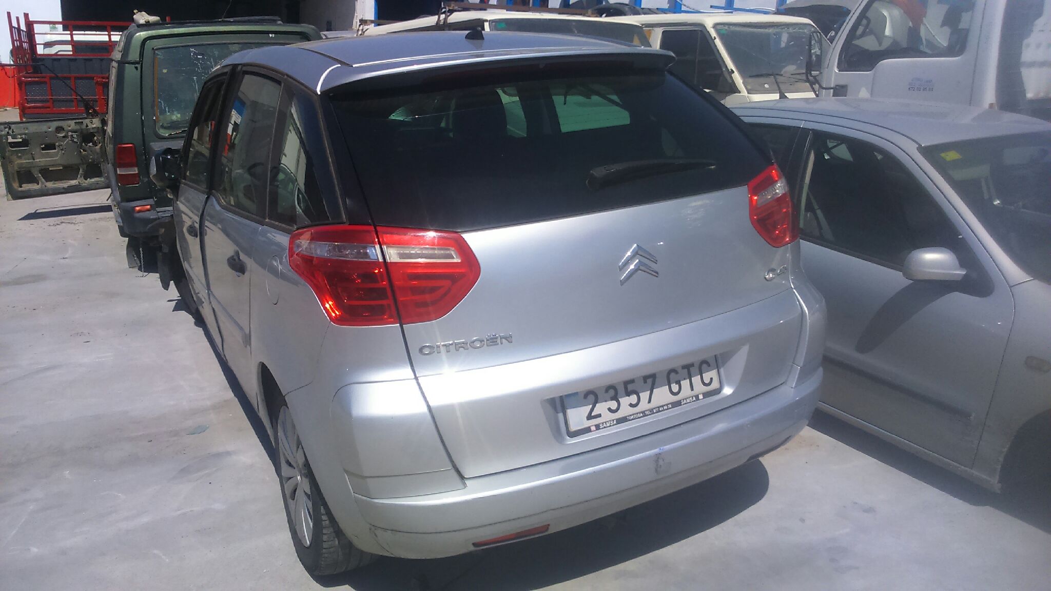 CITROËN C4 Picasso 1 generation (2006-2013) Galinių dešinių durų išorinė rankenėlė 9680503480 25927946