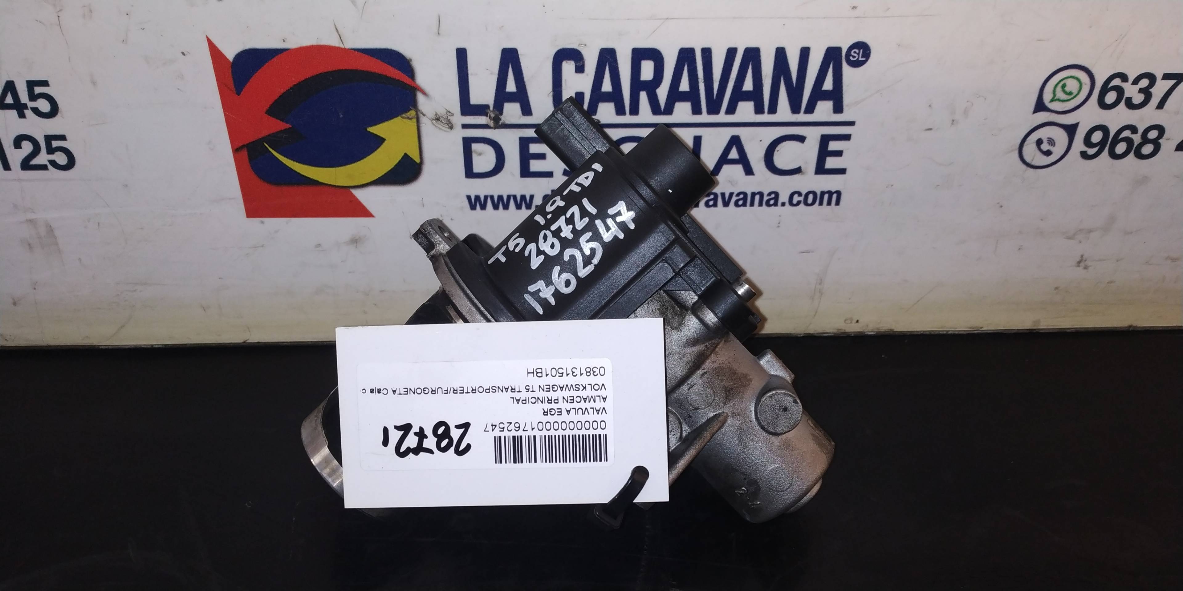 VOLKSWAGEN Transporter T5 (2003-2015) EGR vožtuvas 038131501BH 18884864