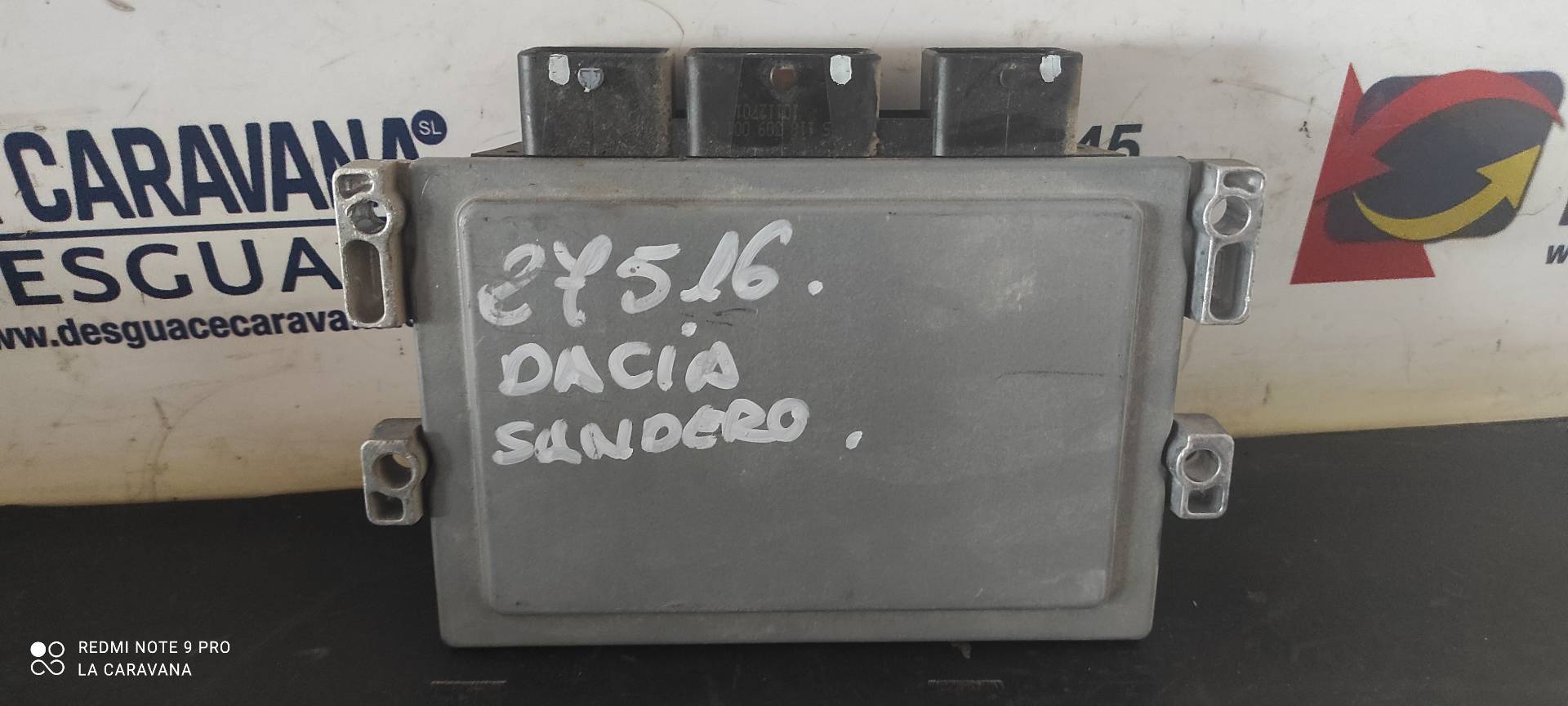 DACIA Sandero 1 generation (2008-2012) Engine Control Unit ECU 8201117953 25017321