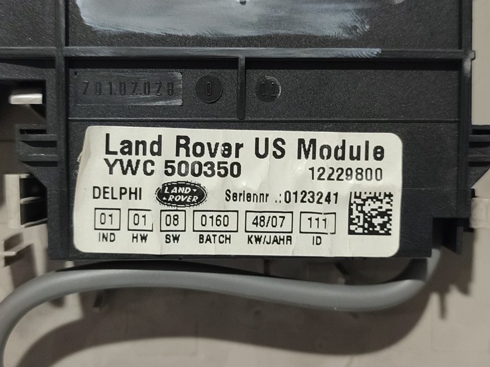 LAND ROVER Range Rover 3 generation (2002-2012) Другие блоки управления YWC500350 21818615