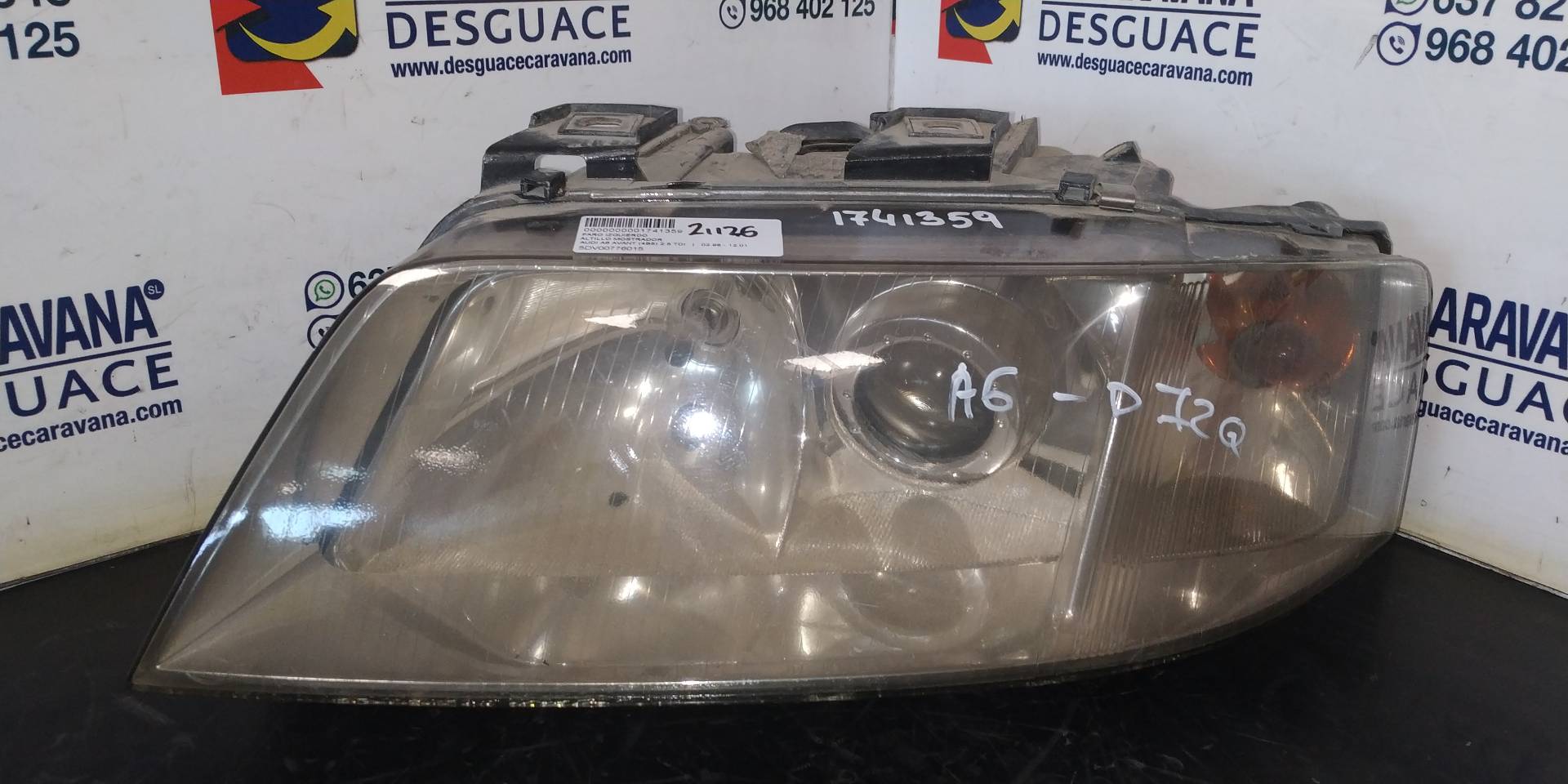 AUDI A6 C5/4B (1997-2004) Front Left Headlight 5DV00776015 18886031