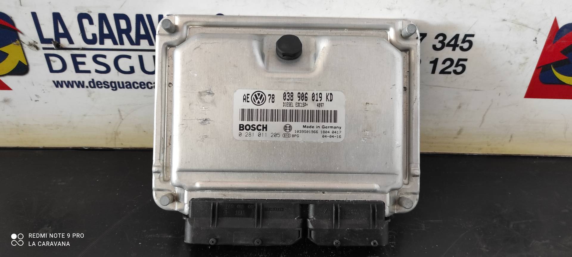 VOLKSWAGEN Passat Variant 1 generation (2010-2024) Motorkontrolenhed ECU 038906019KD 18856396