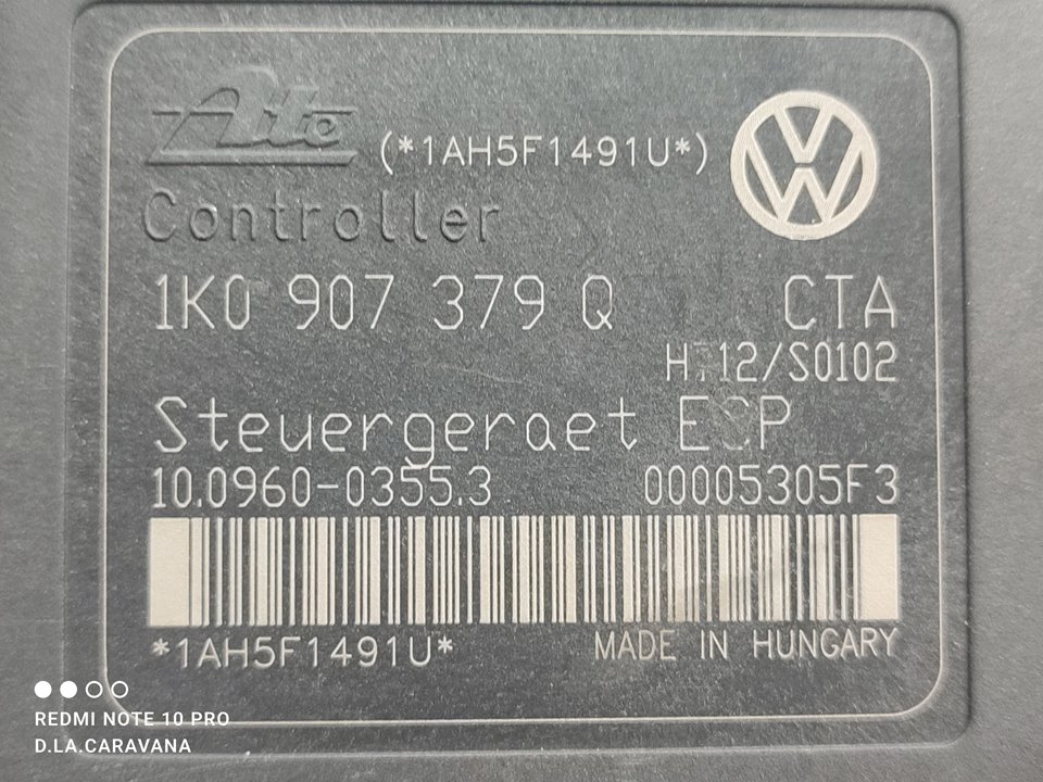 VOLKSWAGEN Golf 5 generation (2003-2009) Абс блок 1K0614517M 25925997