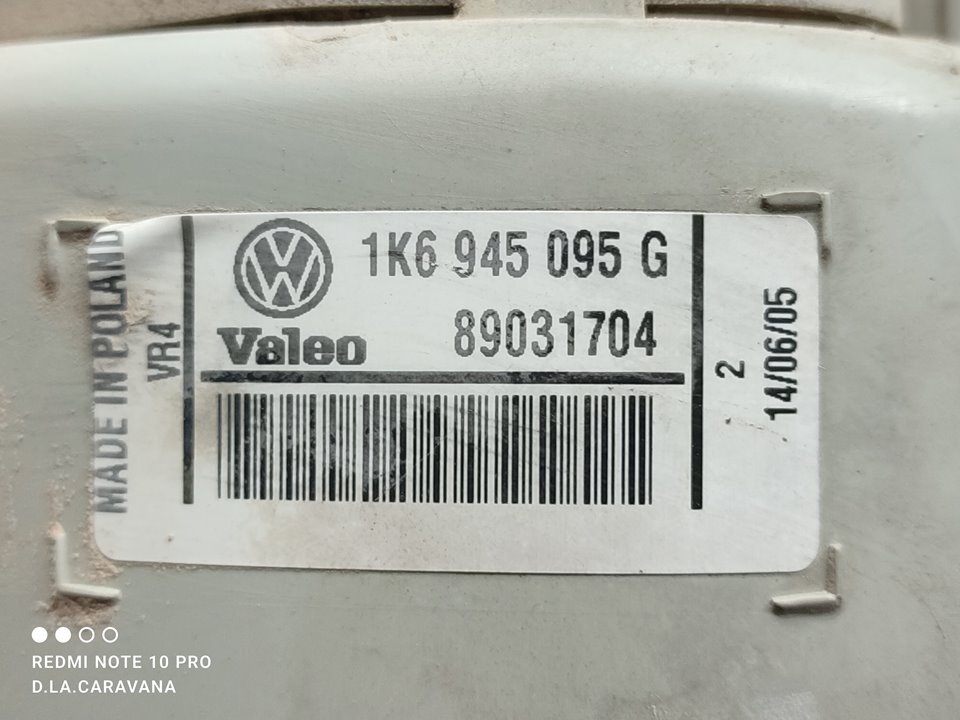 VOLKSWAGEN Golf 5 generation (2003-2009) Galinis kairys žibintas 1K6945095G 25925999