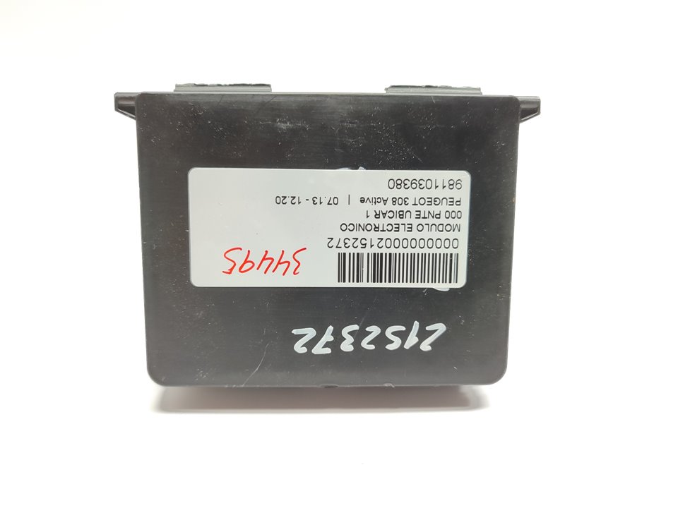 PEUGEOT 308 T9 (2013-2021) Other Control Units 9811039380 25927411