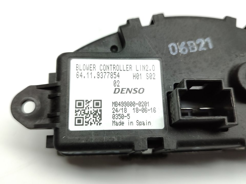 MINI Cooper R56 (2006-2015) Interior Heater Resistor 64119377854 23804515