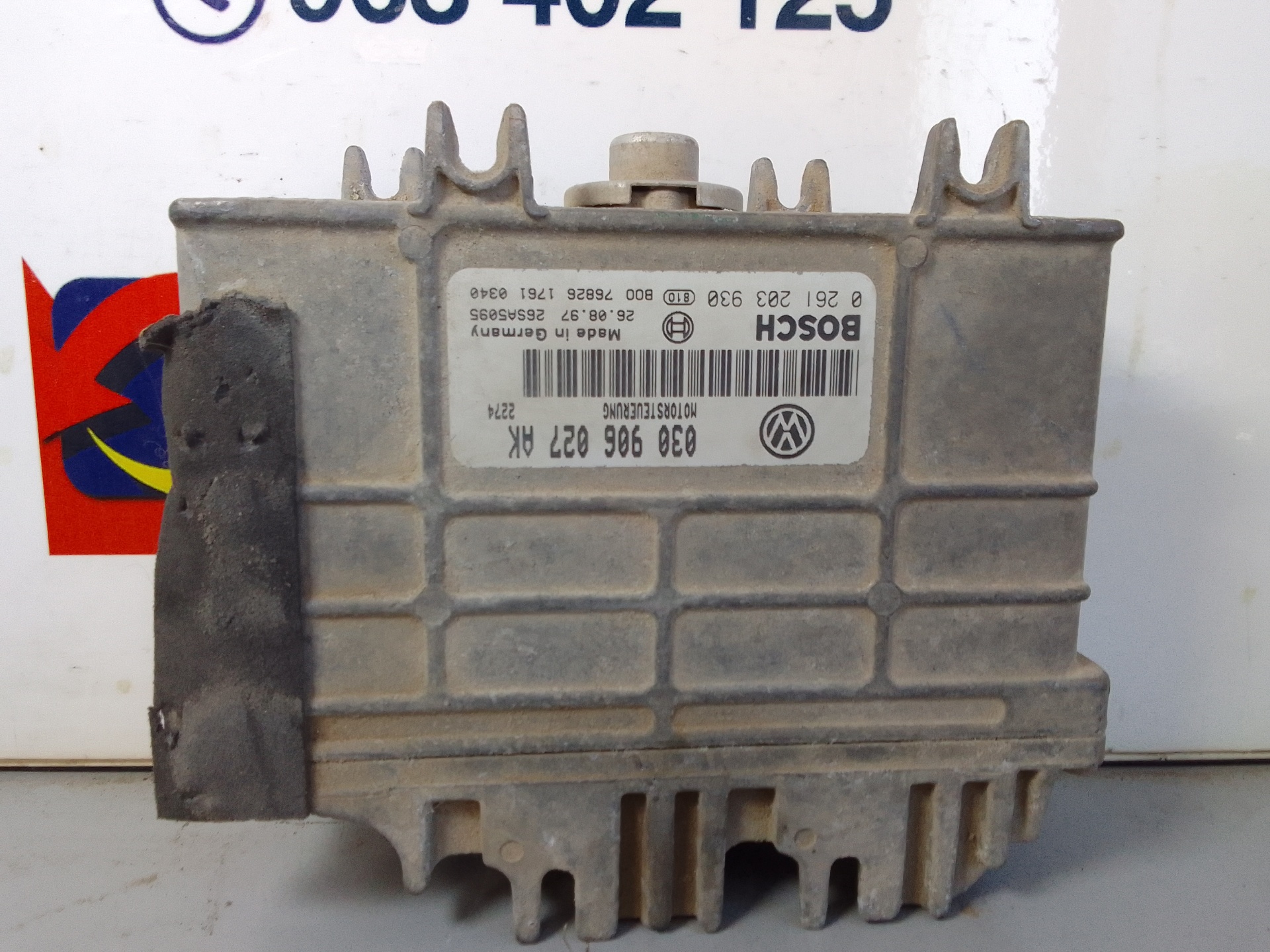 SEAT Arosa 6H (1997-2004) Calculateur d'unité de commande du moteur 030906027AK 18846531