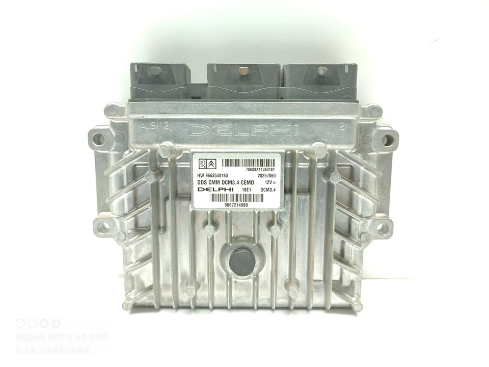 CITROËN C5 2 generation (2008-2017) Блок управления двигателем 9663548180 24457594