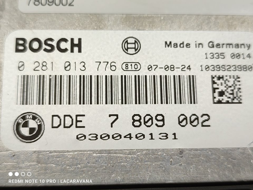 BMW 1 Series E81/E82/E87/E88 (2004-2013) Motorkontrolenhed ECU 7809002 22885954