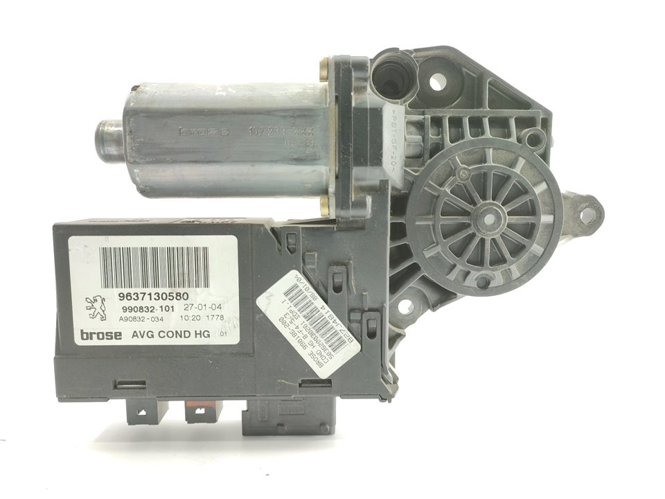 PEUGEOT 307 1 generation (2001-2008) Motor regulator geam ușă stânga față 9637130580 19002012