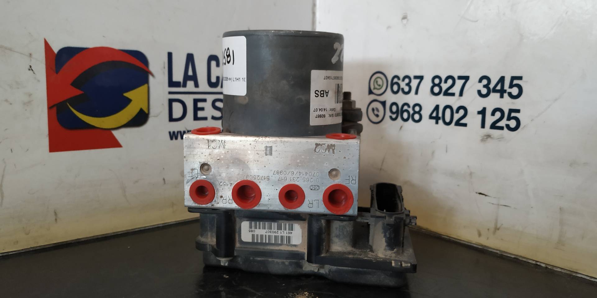 FIAT Ducato 3 generation (2006-2024) Pompa ABS 51725097 18830811