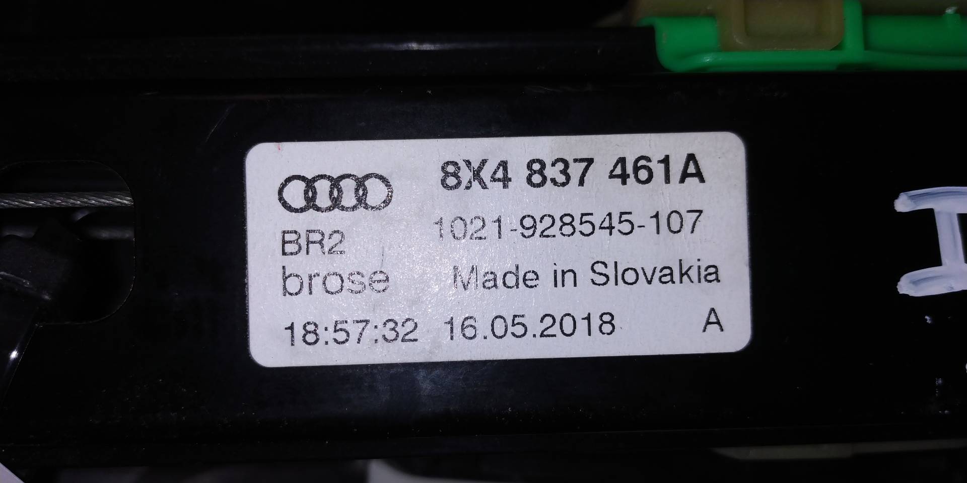 AUDI A1 8X (2010-2020) Front Left Door Window Regulator 8K0959801C 18853656