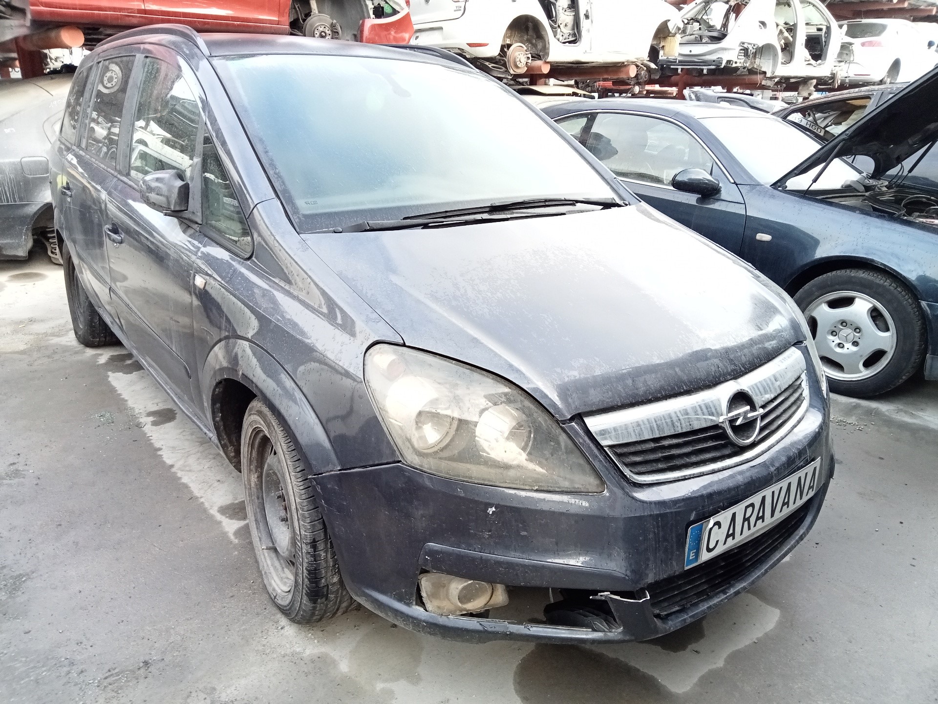 OPEL Zafira B (2005-2010) Блок керування двигуном ECU 0281012549 18947771