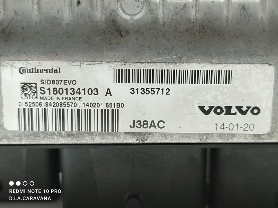 VOLVO V40 2 generation (2012-2020) Calculateur d'unité de commande du moteur 31355712 25019183