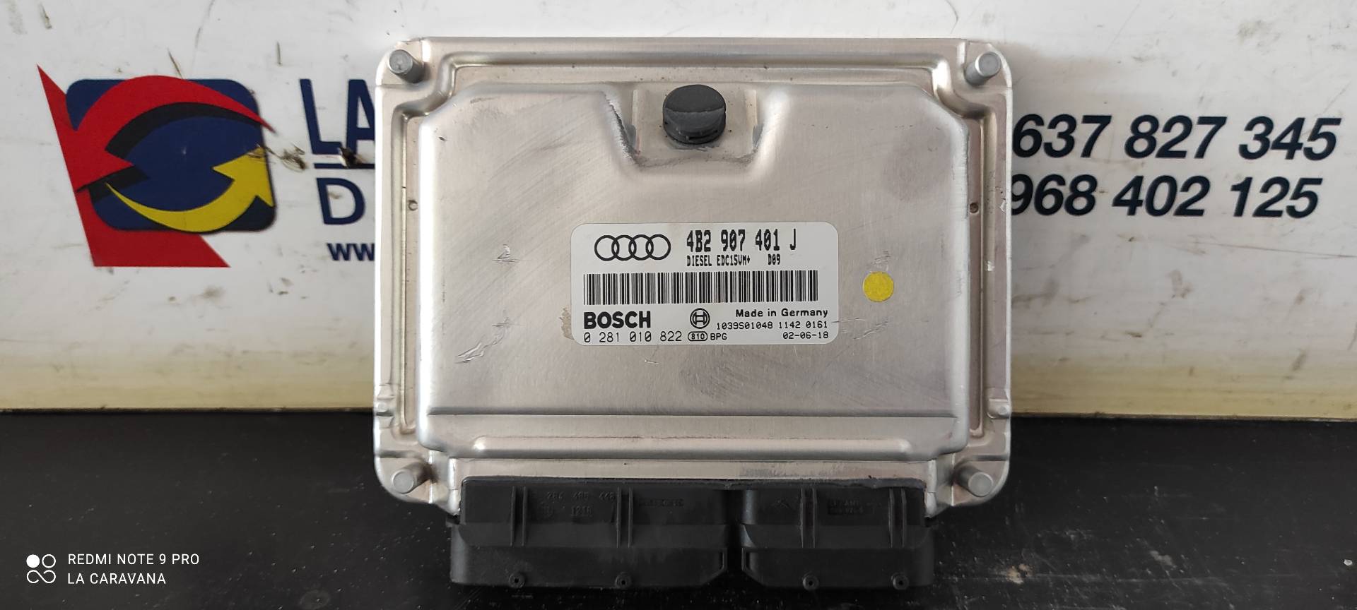 AUDI A3 8L (1996-2003) Motora vadības bloks 4B2907401J 18877086