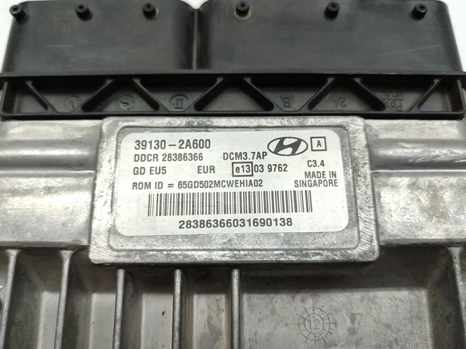 HYUNDAI i30 GD (2 generation) (2012-2017) Engine Control Unit ECU 391302A600 25035233