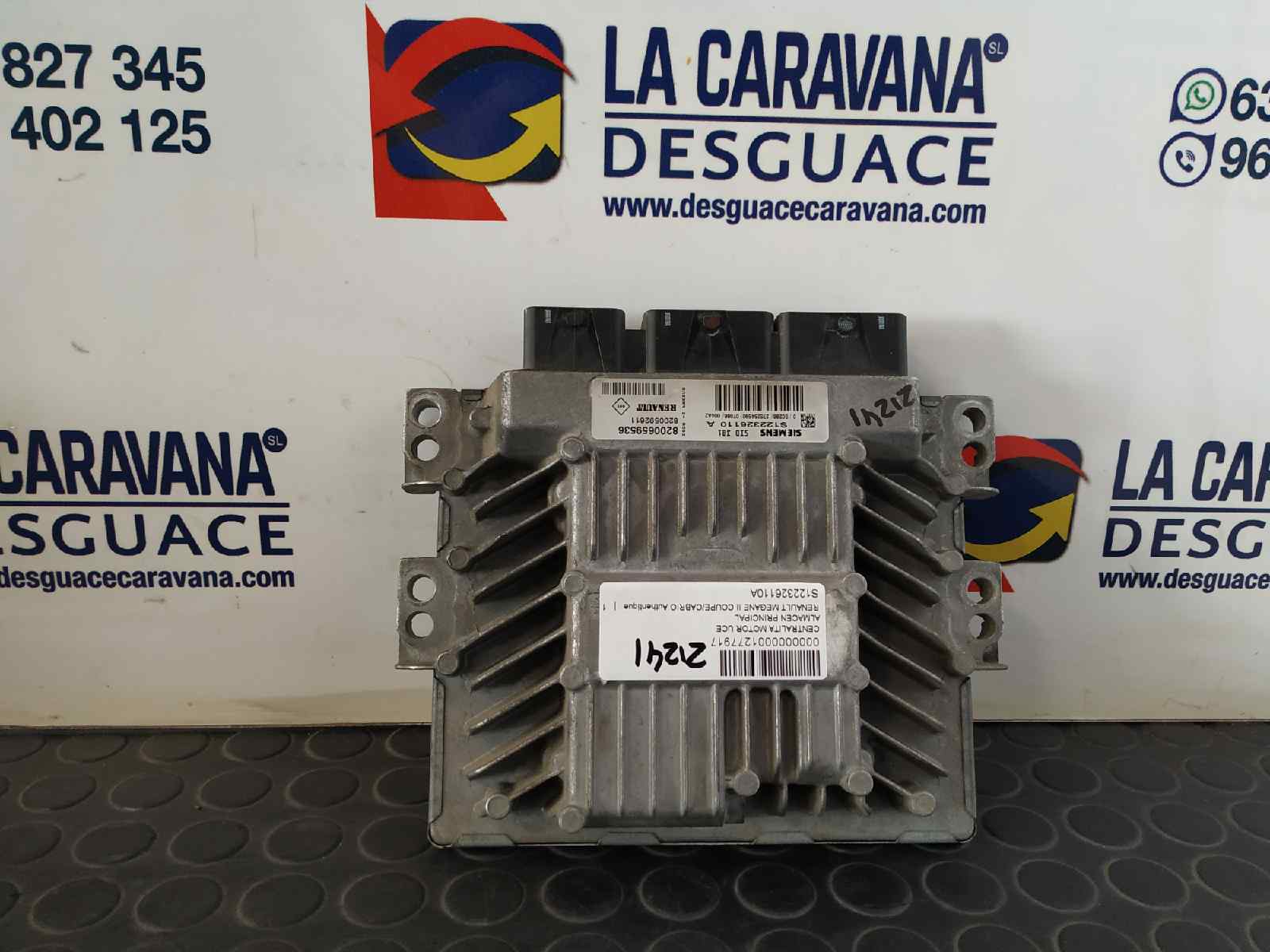 RENAULT Megane 2 generation (2002-2012) Engine Control Unit ECU 8200659536 18820333