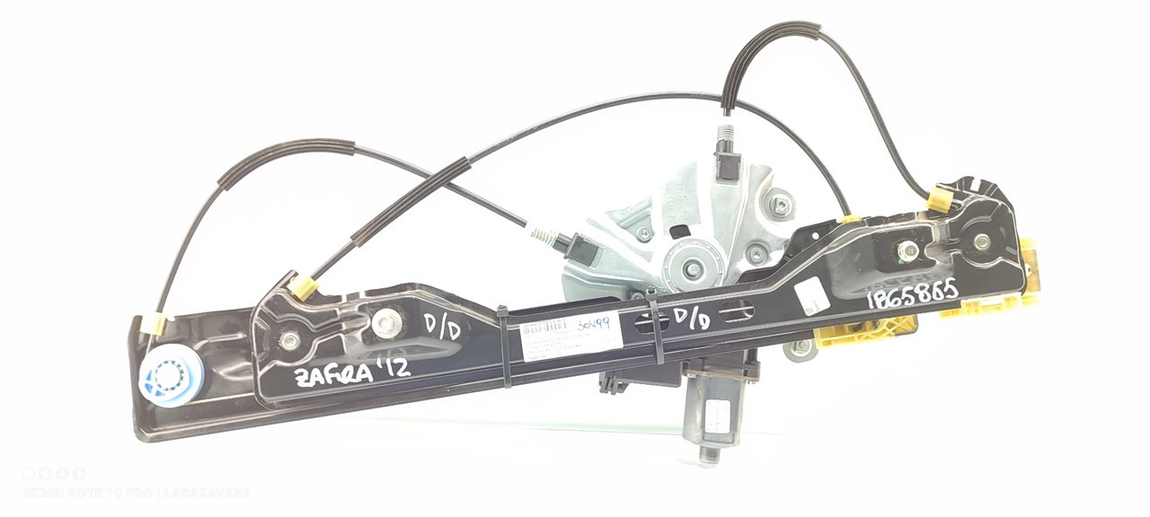 OPEL Zafira C (2012-2016) Vindusregulator foran høyre dør 20951582 18923334