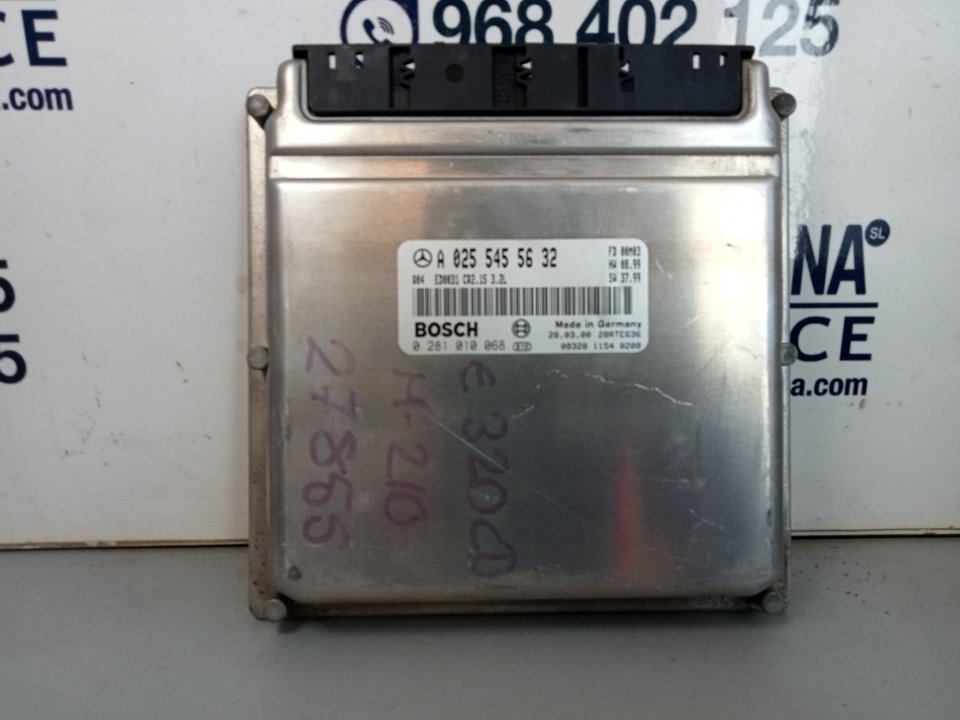 MERCEDES-BENZ E-Class W210 (1995-2002) Motorkontrollenhet ECU A0255455632 18910251