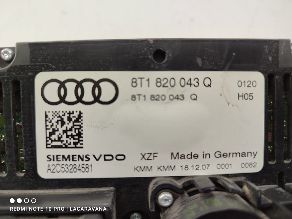 AUDI A5 Sportback Klimata kontroles modulis 8T1820043Q 25029280