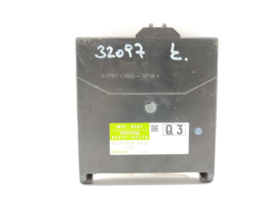 TOYOTA Yaris 3 generation (2010-2019) Other Control Units 892210D110 25034875