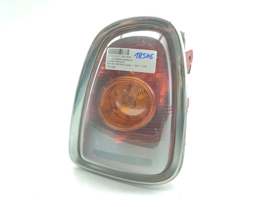 MINI Cooper R50 (2001-2006) Задна дясна задна лампа 2751308 23778754