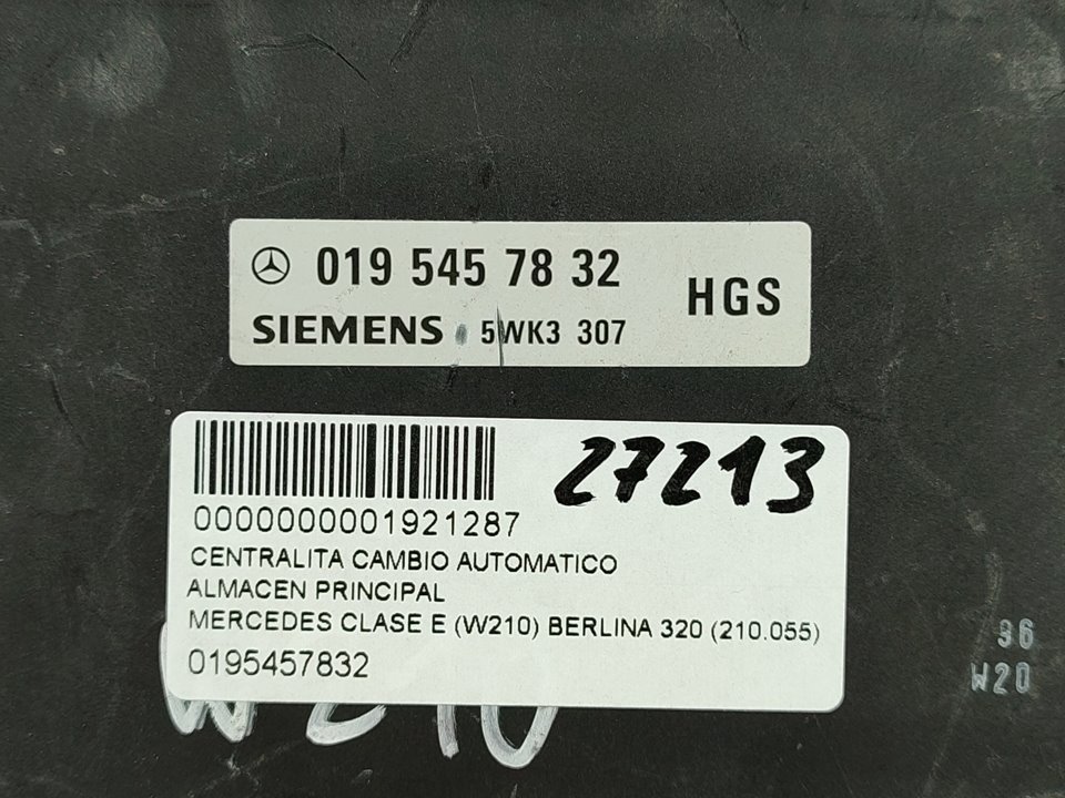 MERCEDES-BENZ E-Class W210 (1995-2002) Greičių dėžės kompiuteris 0195457832 18960079
