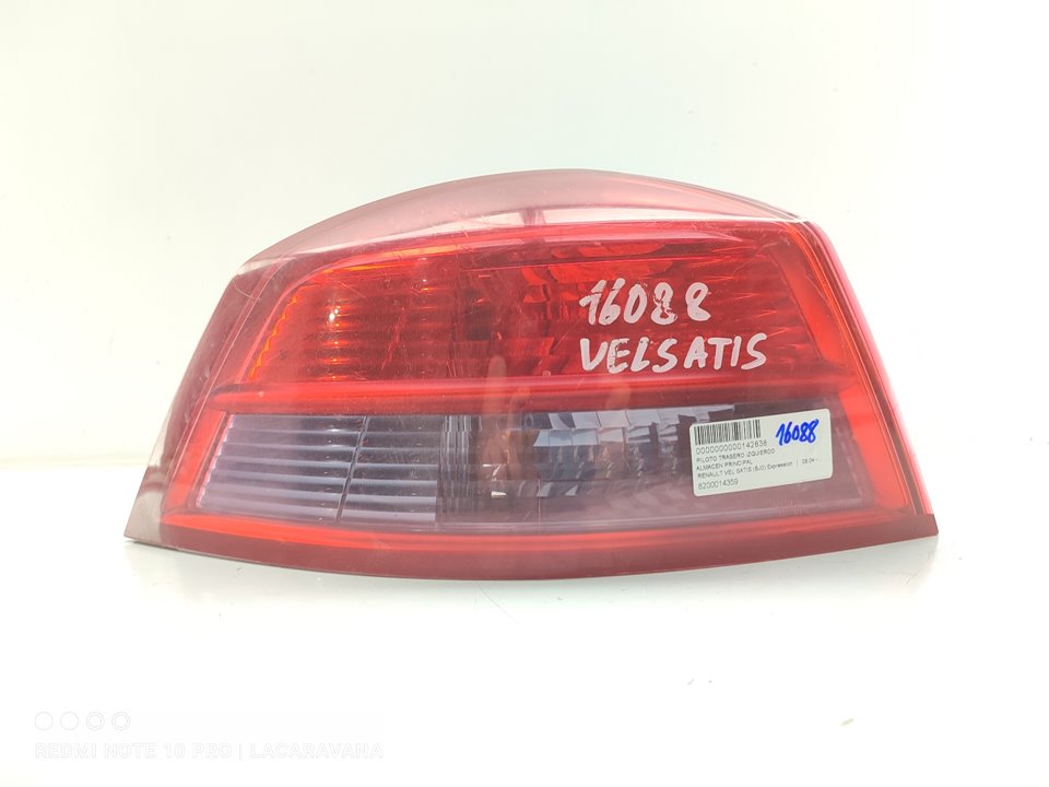 RENAULT Vel Satis 1 generation (2002-2009) Rear Left Taillight 8200014359 25919716