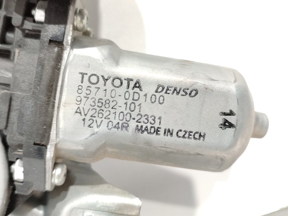 TOYOTA Yaris 3 generation (2010-2019) Lève-vitre de porte arrière gauche 857100D100 23777094