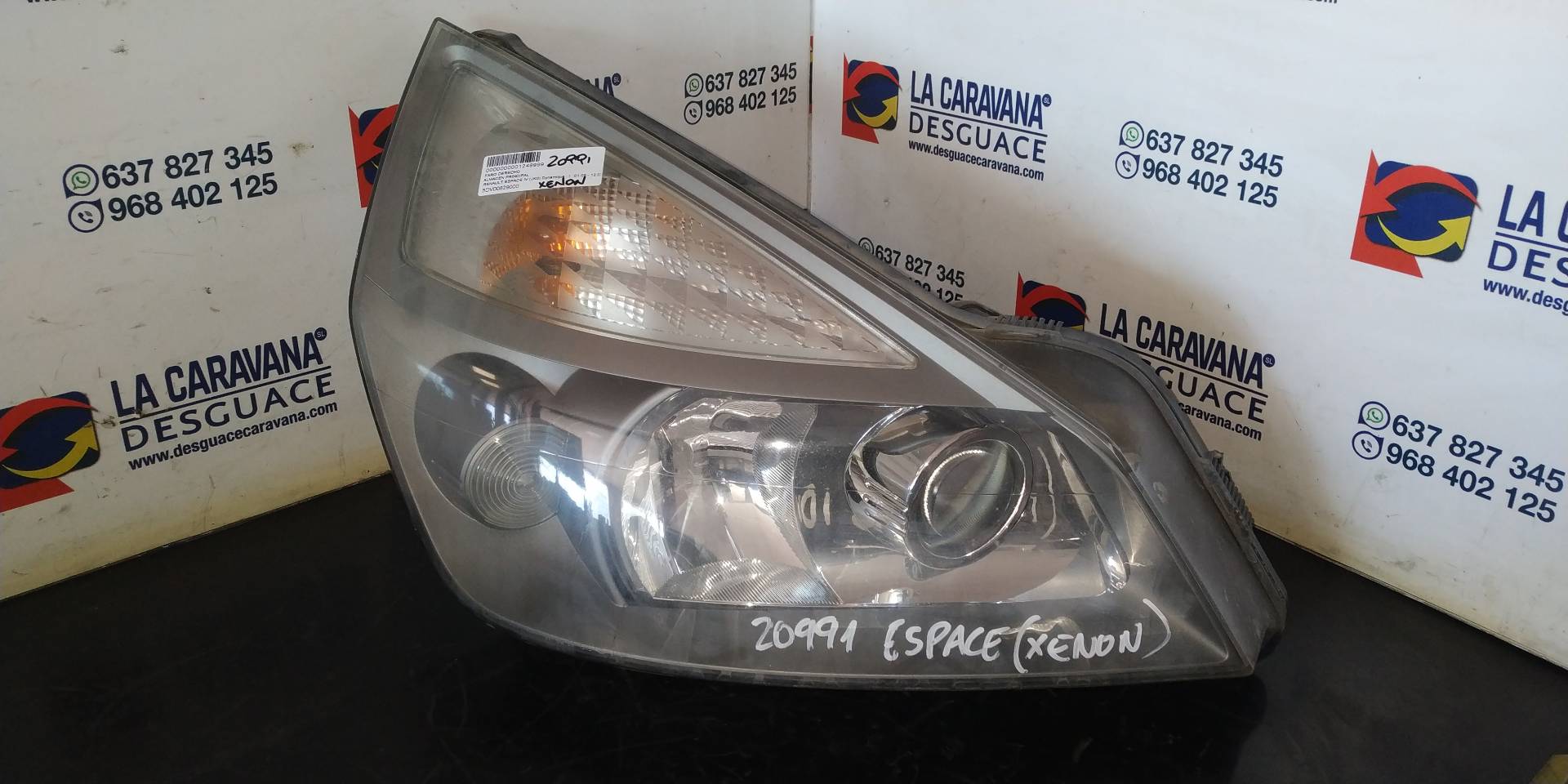 RENAULT Espace 4 generation (2002-2014) Front Right Headlight 5DV00829000 18817854