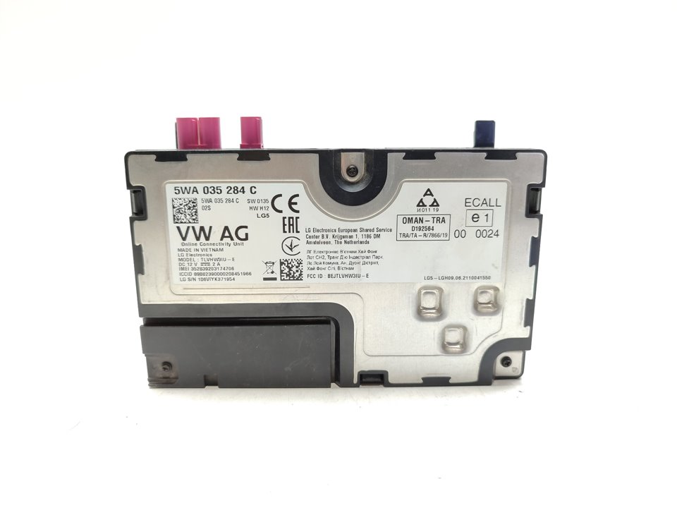 VOLKSWAGEN Caddy 4 generation (2015-2020) Other Control Units 5WA035284C 24458360