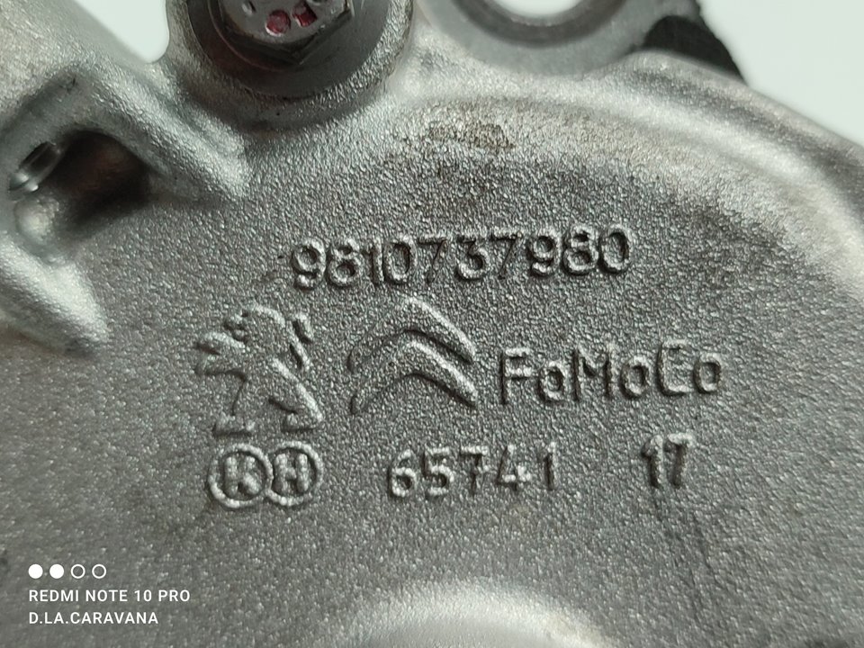 PEUGEOT 508 1 generation (2010-2020) Другие части внутренние двигателя 9810737980 25927128