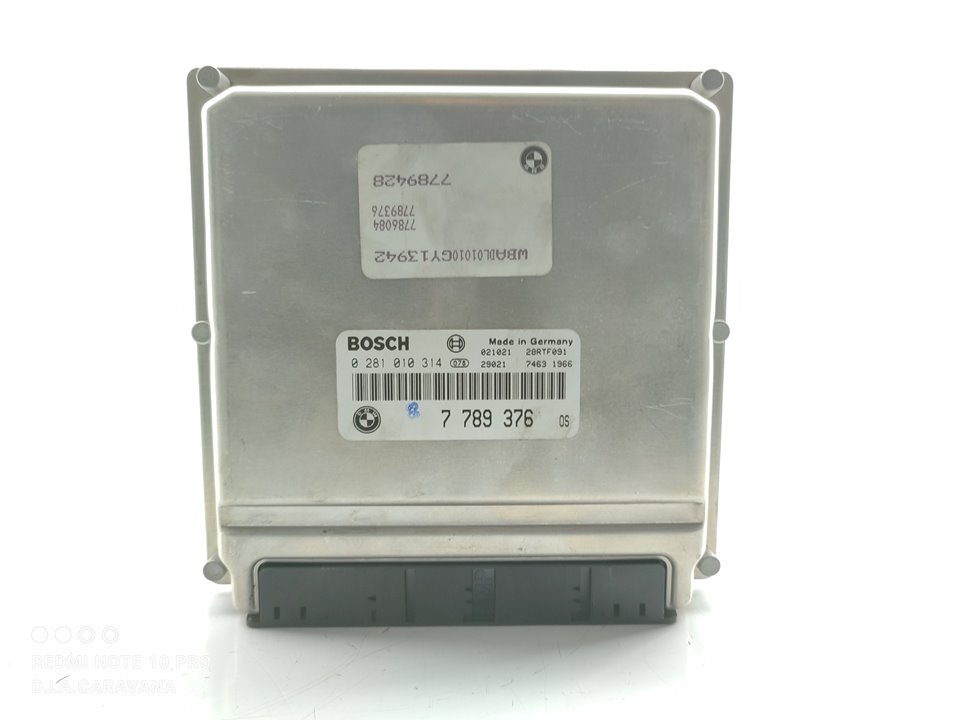 BMW 5 Series E39 (1995-2004) Moottorin ohjausyksikkö ECU 0281010314 23770448