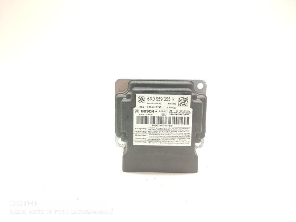 VOLKSWAGEN Polo 5 generation (2009-2017) SRS Control Unit 6R0959655K 25021855