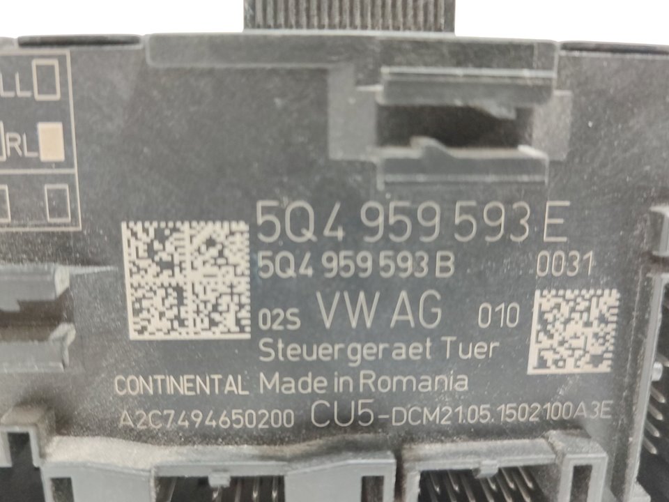 SEAT Toledo 3 generation (2004-2010) Alte unități de control 5Q4959593E 23789624