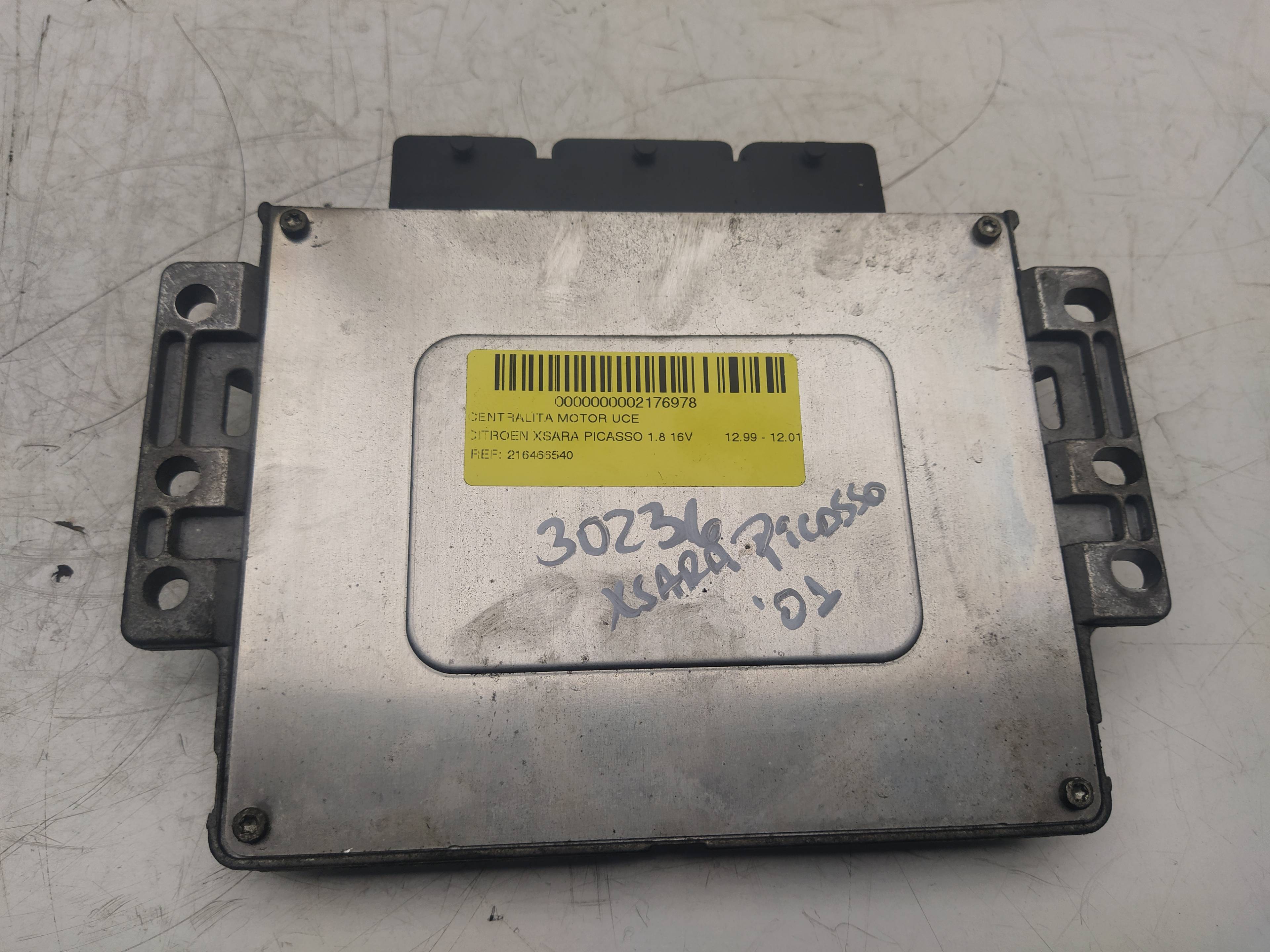 FIAT Xsara Picasso 1 generation (1999-2010) Engine Control Unit ECU 216466540,9645027280 18629401