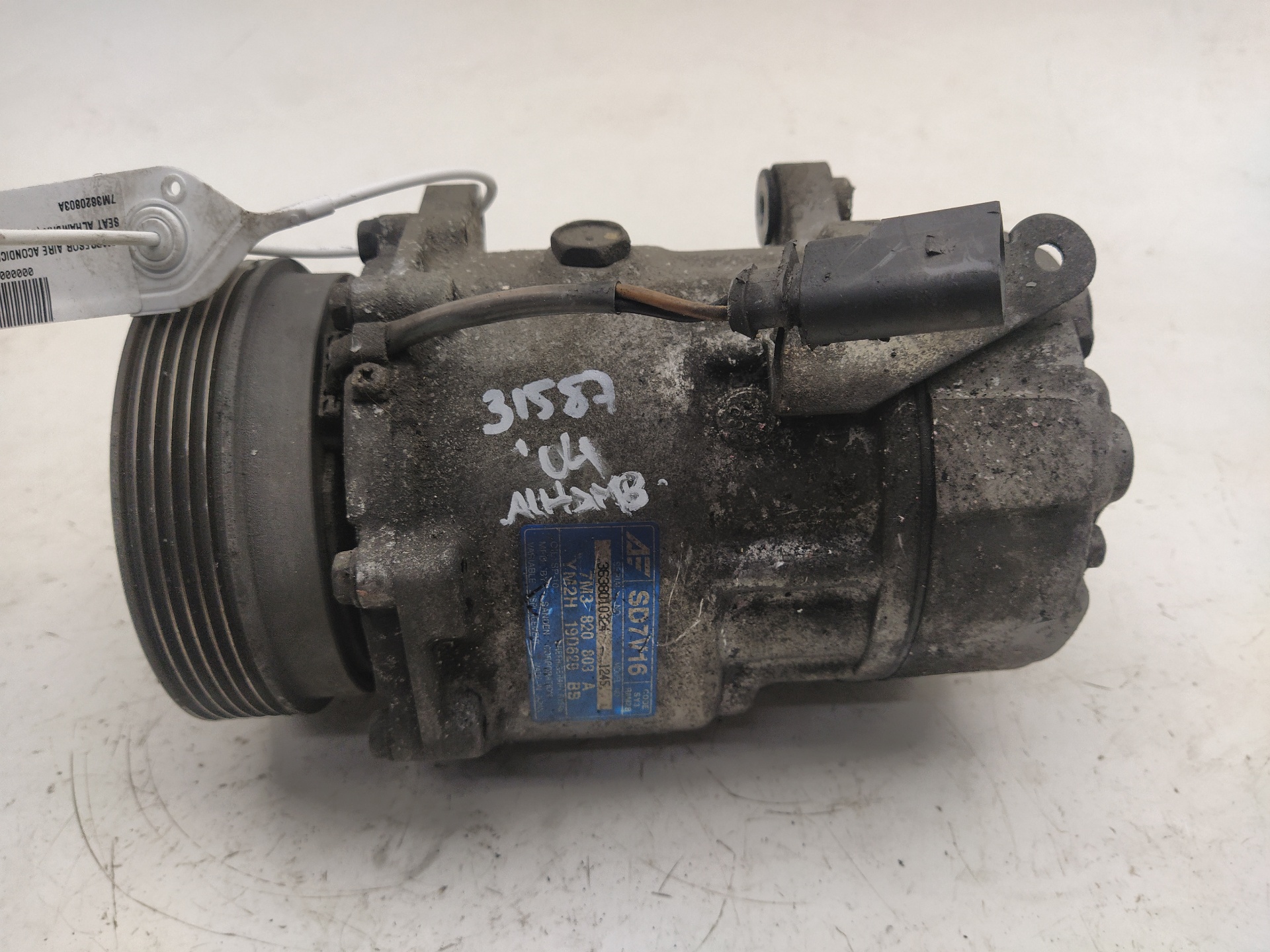 SEAT Alhambra 1 generation (1996-2010) Aircondition pumpe 7M3820803A 22626532