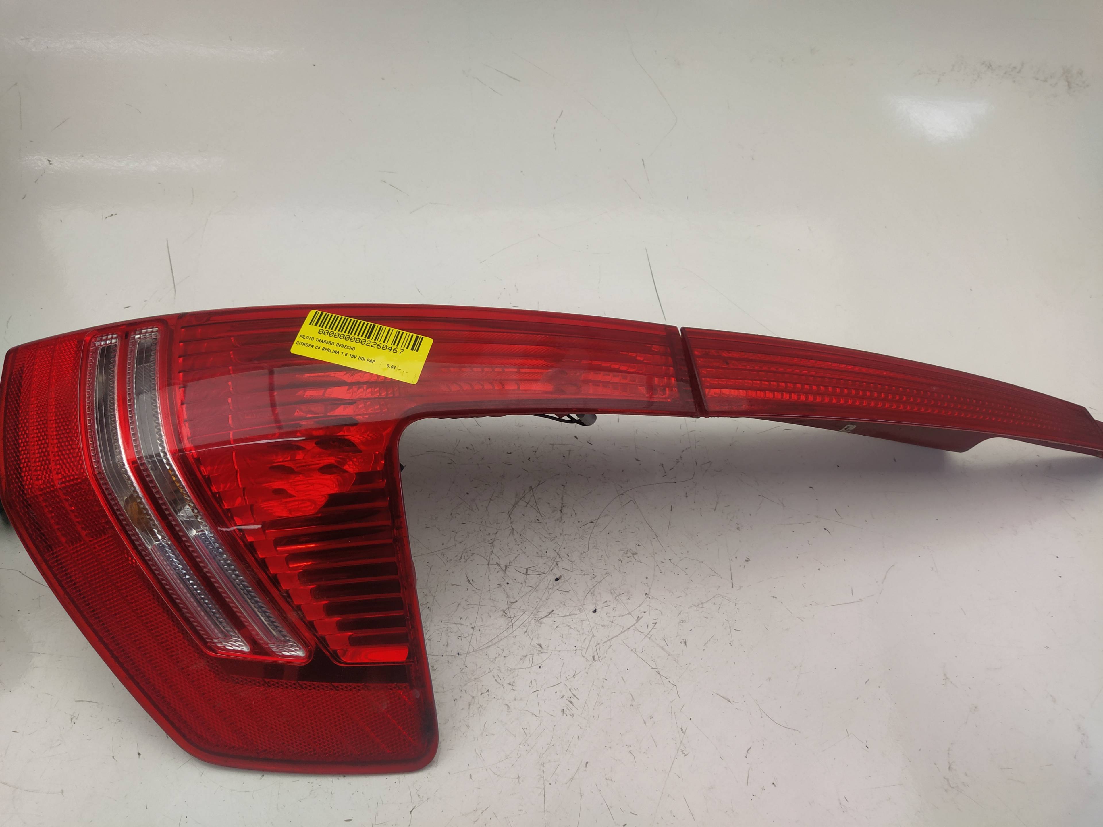 CITROËN C4 1 generation (2004-2011) Rear Right Taillight Lamp 9655863980 22288296