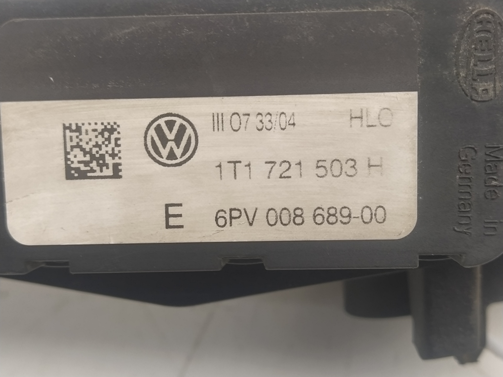 VOLKSWAGEN Caddy 3 generation (2004-2015) Throttle Pedal 1T1721503H, 6PV00868900 22769836